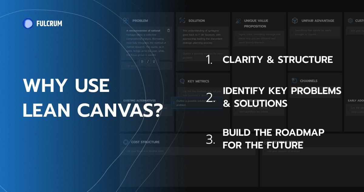 the lean canvas business model with basic instructions