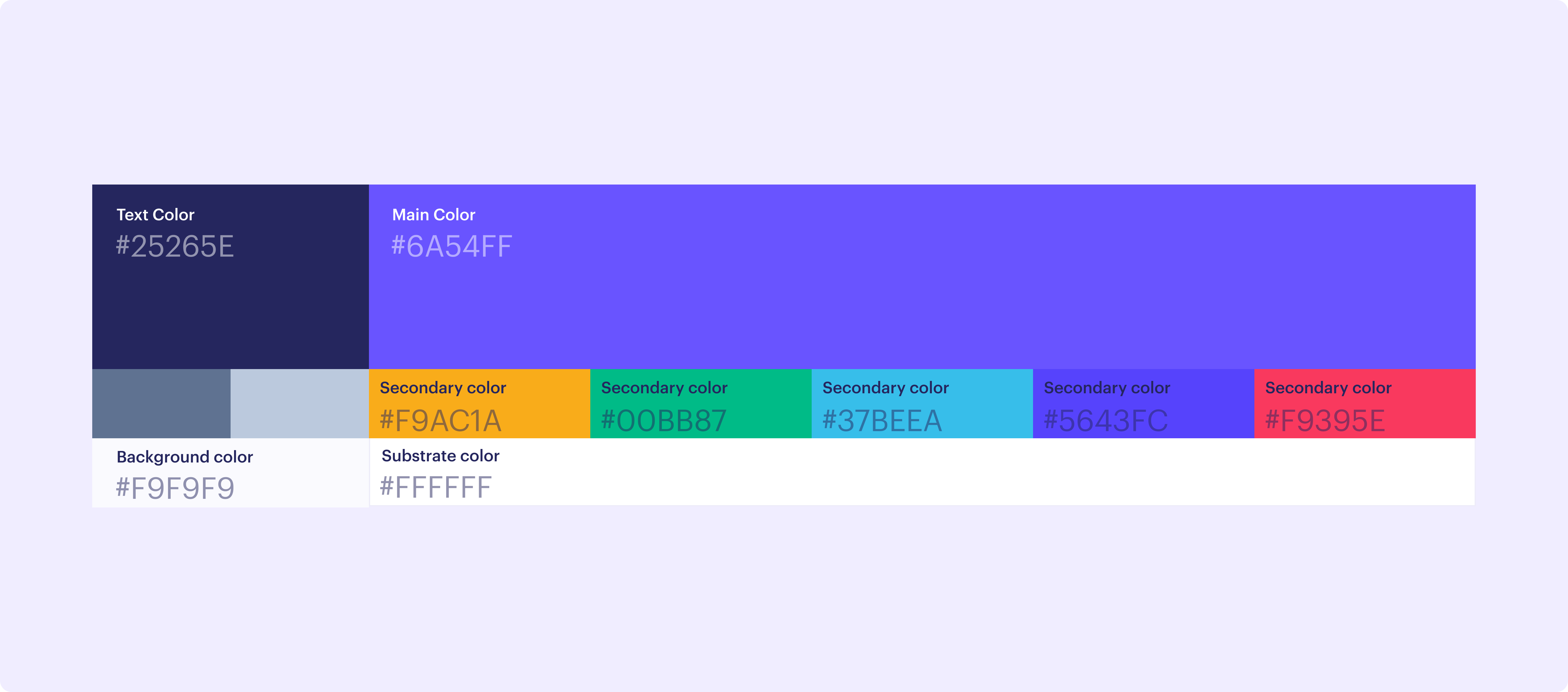 NextStop color palette